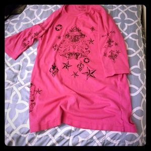 Pink tunic style shirt